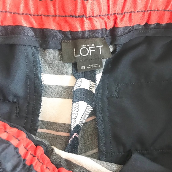 LOFT flowy striped pants with elastic waist XS - Picture 5 of 5